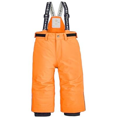 first instinct by killtec FISW 33 MNS SKI PNTS Pantalon de ski unisexe avec bretelles et jupe pare-neige Orange fluo first instinct by killtec FISW 33 MNS SKI PNTS Pantalon de ski unisexe avec bretelles et jupe pare-neige Orange fluo
