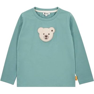 Steiff T-shirt à manches longues UE taille 92 bleu minéral, sweat à manches longues pour enfant, pull à manches longues, haut pour bébé, t-shirt basique idéal, confortable et doux, lavable en machine Steiff T-shirt à manches longues UE taille 92 bleu minéral, sweat à manches longues pour enfant, pull à manches longues, haut pour bébé, t-shirt basique idéal, confortable et doux, lavable en machine