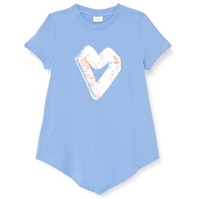 s.Oliver Tee-shirt, Manches Courtes pour Filles, bleu, 92-98 s.Oliver Tee-shirt, Manches Courtes pour Filles, bleu, 92-98