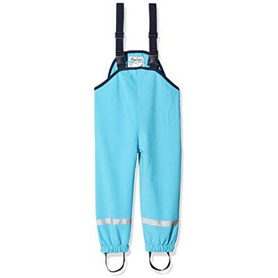 Playshoes Softshell-Latzhose Salopette Mixte Enfant, Turquoise (Aquablau 23), 86 Playshoes Softshell-Latzhose Salopette Mixte Enfant, Turquoise (Aquablau 23), 86
