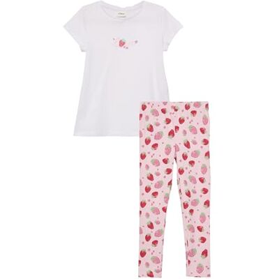 s.Oliver Junior 2179588 T-shirt/Leggings, 0100, 128 cm-134 cm Filles et Filles s.Oliver Junior 2179588 T-shirt/Leggings, 0100, 128 cm-134 cm Filles et Filles