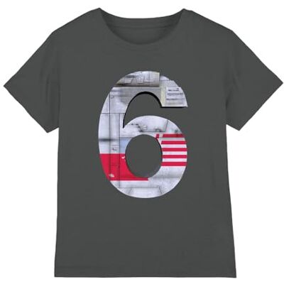 Star Wars Xwing 6 T-shirt unisexe pour enfant, anthracite, 5-6 ans, charbon, 5-6 ans Star Wars Xwing 6 T-shirt unisexe pour enfant, anthracite, 5-6 ans, charbon, 5-6 ans