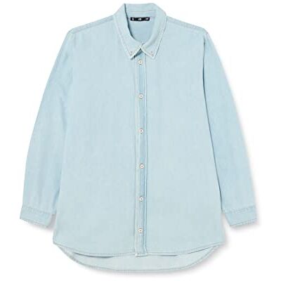 LTB Jeans Chemise en jean Risa G pour fille, Clear Sky Wash 54343, 4 ans LTB Jeans Chemise en jean Risa G pour fille, Clear Sky Wash 54343, 4 ans