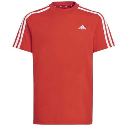 adidas Essentials 3-stripes Cotton Tee T-shirt à manches courtes Mixte enfant adidas Essentials 3-stripes Cotton Tee T-shirt à manches courtes Mixte enfant