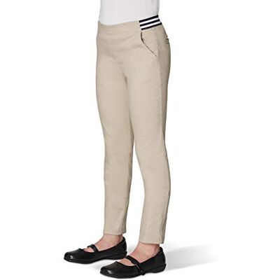 French Toast Pantalon skinny à enfiler, avec taille élastique et poches Uniforme scolaire pour enfants, Kaki, 6X French Toast Pantalon skinny à enfiler, avec taille élastique et poches Uniforme scolaire pour enfants, Kaki, 6X