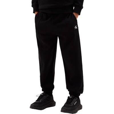 Calvin Pantalon de survêtement décontracté Ck Woven Label LVCKTJC42B pour garçon Noir 14 ans Calvin Pantalon de survêtement décontracté Ck Woven Label LVCKTJC42B pour garçon Noir 14 ans