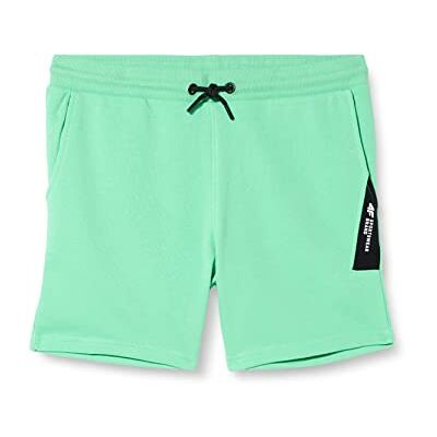 4F JUNIOR Shorts CAS pour enfants, Vert canari, 152 4F JUNIOR Shorts CAS pour enfants, Vert canari, 152