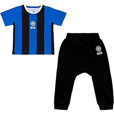 Inter Brezzato Lot de 18 mois pour bébé unisexe – 24 – Nerazzurro Inter Brezzato Lot de 18 mois pour bébé unisexe – 24 – Nerazzurro