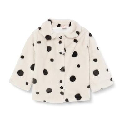 Koton Veste à capuche pour bébé fille à manches longues et poches Polka Dotted Teddy Koton Veste à capuche pour bébé fille à manches longues et poches Polka Dotted Teddy