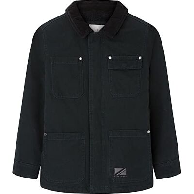 Pepe Jeans Glasgow Veste Garçon, Noir noir), 6 ans Pepe Jeans Glasgow Veste Garçon, Noir noir), 6 ans