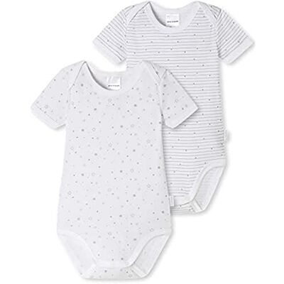 Schiesser Baby Kurzarm Bodies 2 Pack Ensemble de sous-vêtements pour bébé et enfant Mixte bébé Schiesser Baby Kurzarm Bodies 2 Pack Ensemble de sous-vêtements pour bébé et enfant Mixte bébé