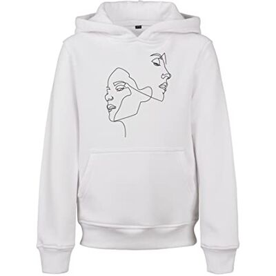 Tee Kids One Line Fit Hoody White 110/116 Sweat à Capuche, garçons, Blanc, 110-116 Tee Kids One Line Fit Hoody White 110/116 Sweat à Capuche, garçons, Blanc, 110-116
