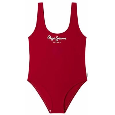 Pepe Jeans Maillot de bain Pepe SC pour fille, rouge (rouge cerise), 4 Pepe Jeans Maillot de bain Pepe SC pour fille, rouge (rouge cerise), 4