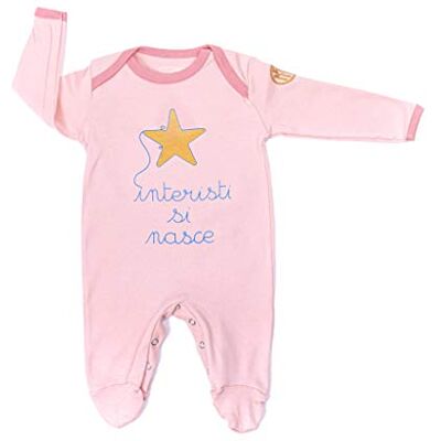 Inter Infant Collection Grenouillère, fille, rose, 1 – 24 mois Inter Infant Collection Grenouillère, fille, rose, 1 – 24 mois