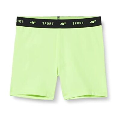 4F JUNIOR Short FNK pour Filles, Vert canari, 122-128 4F JUNIOR Short FNK pour Filles, Vert canari, 122-128