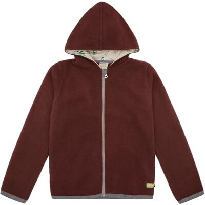 loud + proud Wollfleece mit Kapuze, Gots Zertifiziert Veste polaire Mixte enfant loud + proud Wollfleece mit Kapuze, Gots Zertifiziert Veste polaire Mixte enfant