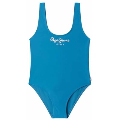 Pepe Jeans Maillot de bain Pepe SC pour fille, bleu turquoise clair, 14 Pepe Jeans Maillot de bain Pepe SC pour fille, bleu turquoise clair, 14