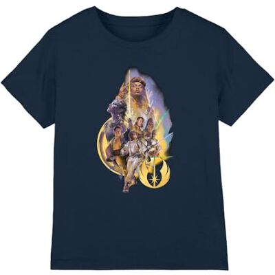 Star Wars The Acolyte High Republic Group Poster Unisex Kids T Shirt T-shirt Garçon Star Wars The Acolyte High Republic Group Poster Unisex Kids T Shirt T-shirt Garçon