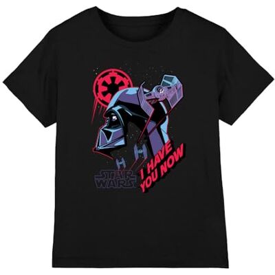 Star Wars I Have You Now T-shirt unisexe pour enfant, noir, 12-13 ans, Noir, 12-13 ans Star Wars I Have You Now T-shirt unisexe pour enfant, noir, 12-13 ans, Noir, 12-13 ans