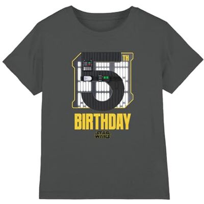 Star Wars Dark Vador T-shirt unisexe pour enfant 5 à 6 ans Motif espace Gris anthracite, charbon, 5-6 ans Star Wars Dark Vador T-shirt unisexe pour enfant 5 à 6 ans Motif espace Gris anthracite, charbon, 5-6 ans