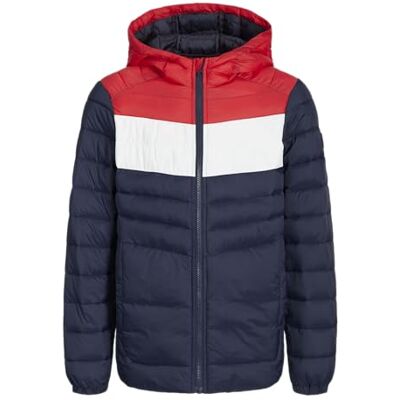 JACK & JONES Jjesprint Puffer Hood Mni Noos Veste tampon Garçon (lot de 1) JACK & JONES Jjesprint Puffer Hood Mni Noos Veste tampon Garçon (lot de 1)