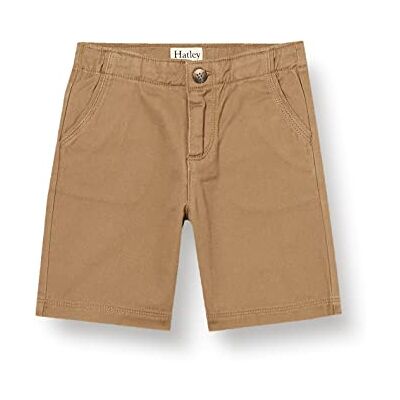 Hatley Twill Shorts Pantalon de Chefs Fille, Kaki, 6 ans Hatley Twill Shorts Pantalon de Chefs Fille, Kaki, 6 ans
