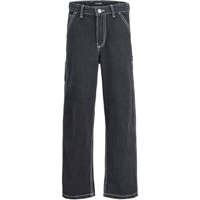JACK & JONES Jjialex Jjcarpenter Mf 143 Sn Jnr, Jean noir, 134 JACK & JONES Jjialex Jjcarpenter Mf 143 Sn Jnr, Jean noir, 134