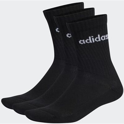 adidas Linear Crew Cushioned Socks 3 Pairs CHAUSSETTES Mixte (lot de 1) adidas Linear Crew Cushioned Socks 3 Pairs CHAUSSETTES Mixte (lot de 1)