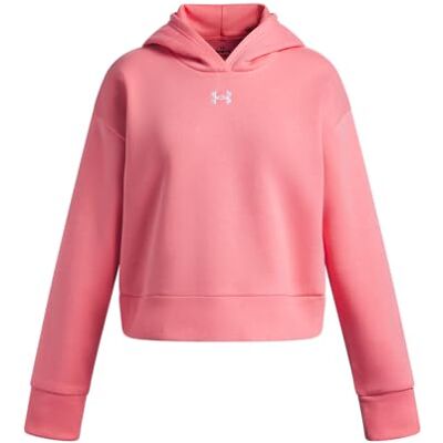 Under Armour UA Rival YMD Sweat à capuche en polaire Rose/blanc, Rose aigre-doux/blanc, 68 Under Armour UA Rival YMD Sweat à capuche en polaire Rose/blanc, Rose aigre-doux/blanc, 68