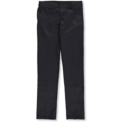 French Toast Girls' Big Stretch Twill Skinny Leg Pant with Pockets, School Uniforms for Kids and Teens, Black, 12 French Toast Girls' Big Stretch Twill Skinny Leg Pant with Pockets, School Uniforms for Kids and Teens, Black, 12