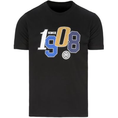 Inter 1908 College Black T-shirt Kids 8a Produit officiel Mixte enfant Inter 1908 College Black T-shirt Kids 8a Produit officiel Mixte enfant