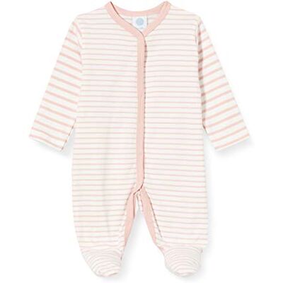Sanetta Bébé Fille Grenouillère Rose Bébé Pyjama Enfant, Silver pink, 80 Sanetta Bébé Fille Grenouillère Rose Bébé Pyjama Enfant, Silver pink, 80