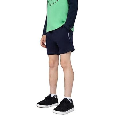 4F JUNIOR Shorts CAS pour enfants, Bleu marine, 128 4F JUNIOR Shorts CAS pour enfants, Bleu marine, 128