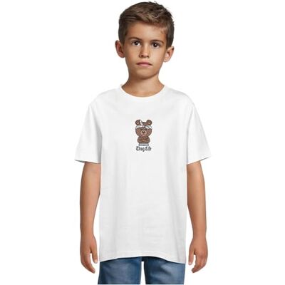Mtk388-kids Bandana Bear Sketch Tee T-shirt Garçon (lot de 1) Mtk388-kids Bandana Bear Sketch Tee T-shirt Garçon (lot de 1)
