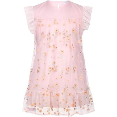 SALT AND PEPPER BY KIDS PARK Girls Summer Dress Flower Mesh Tenue de joueur Rose 98 pour filles, rose, 98 SALT AND PEPPER BY KIDS PARK Girls Summer Dress Flower Mesh Tenue de joueur Rose 98 pour filles, rose, 98