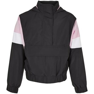 Urban Classics Uck2666-girls Light 3-tone Pull Over Jacket Jacket Fille Urban Classics Uck2666-girls Light 3-tone Pull Over Jacket Jacket Fille