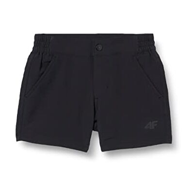 4F JUNIOR Short FNK pour Filles, Deep black Noir, 146 4F JUNIOR Short FNK pour Filles, Deep black Noir, 146