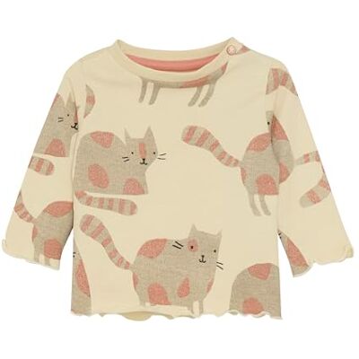 Noppies Girls Tee Twain Long Sleeve Allover Print T-shirt Bébé fille Noppies Girls Tee Twain Long Sleeve Allover Print T-shirt Bébé fille