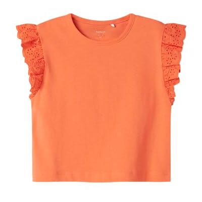 Name it mini Nmfhrejaine Capsl Nreg Top Pb pour fille, Corail, 86 Name it mini Nmfhrejaine Capsl Nreg Top Pb pour fille, Corail, 86