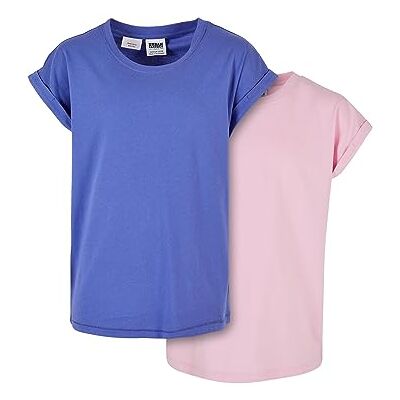 Urban Classics Lot de 2 T-shirts Bio À Épaules Étendues pour Filles T-shirt Fille Urban Classics Lot de 2 T-shirts Bio À Épaules Étendues pour Filles T-shirt Fille