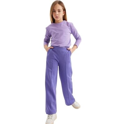 DeFacto Pantalon pour fille, lilas, 11-12 ans DeFacto Pantalon pour fille, lilas, 11-12 ans