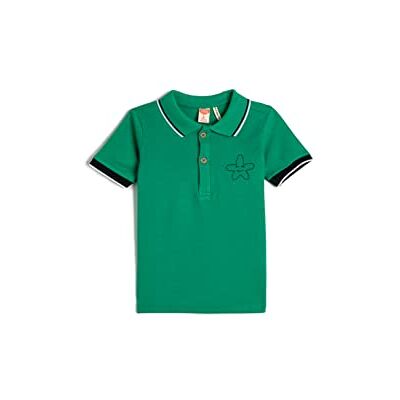 Koton Polo T-shirt Short Sleeve Embroidered Detail Cotton T-shirt Babyboys Koton Polo T-shirt Short Sleeve Embroidered Detail Cotton T-shirt Babyboys