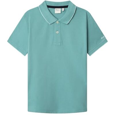 Pepe Jeans Polo Hayden pour garçon, bleu (Jetty Blue), 4 Pepe Jeans Polo Hayden pour garçon, bleu (Jetty Blue), 4