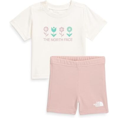 THE NORTH FACE NF0A8BA3BQZ Baby Cotton Summer Set de survêtement unisexe pour enfant White Dune/Pink Moss Taille 18M, White Dune/Pink Moss, 18 mois THE NORTH FACE NF0A8BA3BQZ Baby Cotton Summer Set de survêtement unisexe pour enfant White Dune/Pink Moss Taille 18M, White Dune/Pink Moss, 18 mois