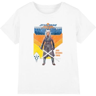Star Wars Jedi Ahsoka T-shirt unisexe pour enfant, blanc, 3-4 ans, blanc, 3-4 ans Star Wars Jedi Ahsoka T-shirt unisexe pour enfant, blanc, 3-4 ans, blanc, 3-4 ans