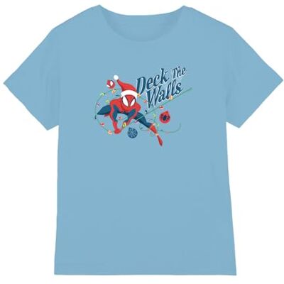 Marvel Spiderman Deck The Walls Unisex Kids T Shirt T-shirt Garçon Marvel Spiderman Deck The Walls Unisex Kids T Shirt T-shirt Garçon