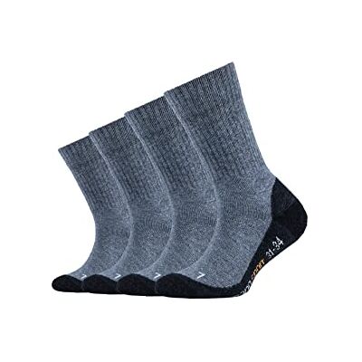 Camano 9301 Chaussettes de Sport, Bleu, 31/34 (Lot de 4) Fille Camano 9301 Chaussettes de Sport, Bleu, 31/34 (Lot de 4) Fille
