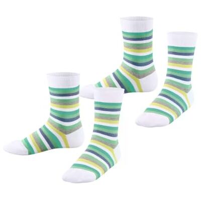 ESPRIT mixte enfant Happy Stripe 2-Pack chaussettes respirantes coton avec motif fantaisie rayé résistantes douces sur la peau multipack 2 paires ESPRIT mixte enfant Happy Stripe 2-Pack chaussettes respirantes coton avec motif fantaisie rayé résistantes douces sur la peau multipack 2 paires