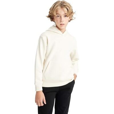 DeFacto Sweat à capuche garçon Sweat à capuche (LT.Stone, 8/9 Y), Lt.stone, 8-9 ans DeFacto Sweat à capuche garçon Sweat à capuche (LT.Stone, 8/9 Y), Lt.stone, 8-9 ans
