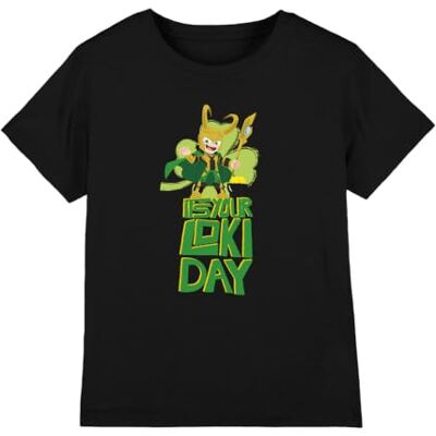 Marvel Loki St Patrick's Day Loki Day Unisex Kids T Shirt T-shirt Garçon Marvel Loki St Patrick's Day Loki Day Unisex Kids T Shirt T-shirt Garçon